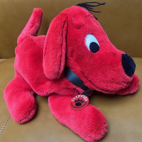 1991 Dakin Clifford the Big Red Dog Full Body Puppet Plush - Picture 1 of 9